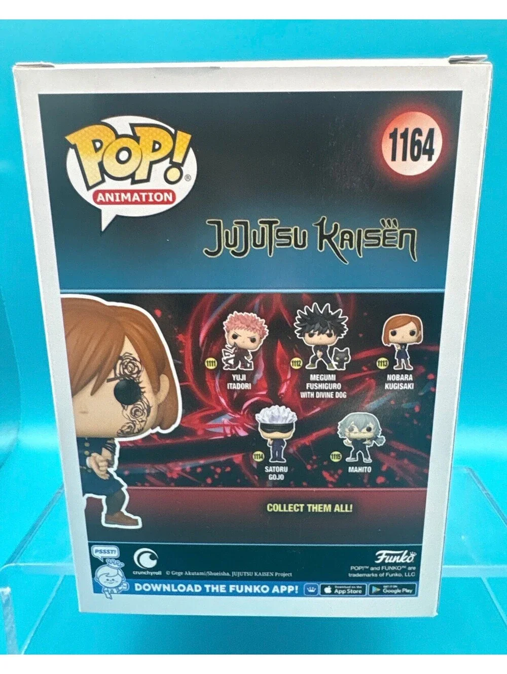 Anne Yatco signed Nobara Kugisaki JJK Funko pop 1164 with MAS COA